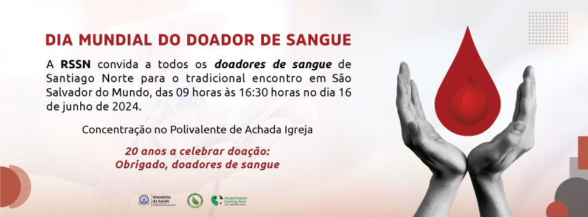 Banner dia mundial do doador de sangue 24
